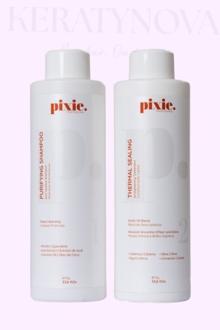 Zestaw PIXIE Keratyna 1l + PIXIE Szampon oczyszczający 1l